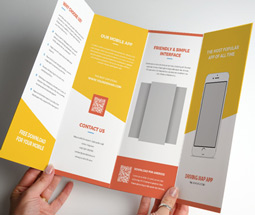 roll fold leaflet and flyers printing and instantprint
