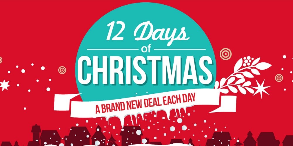 12 days of christmas themed campaign idea