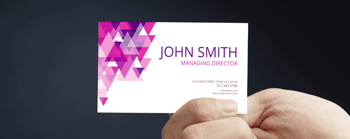 Resolution Guide for Business Cards
